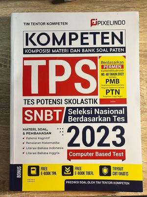 Buku Tes Potensi Skolastik untuk SNBT/UTBK Tahun 2023