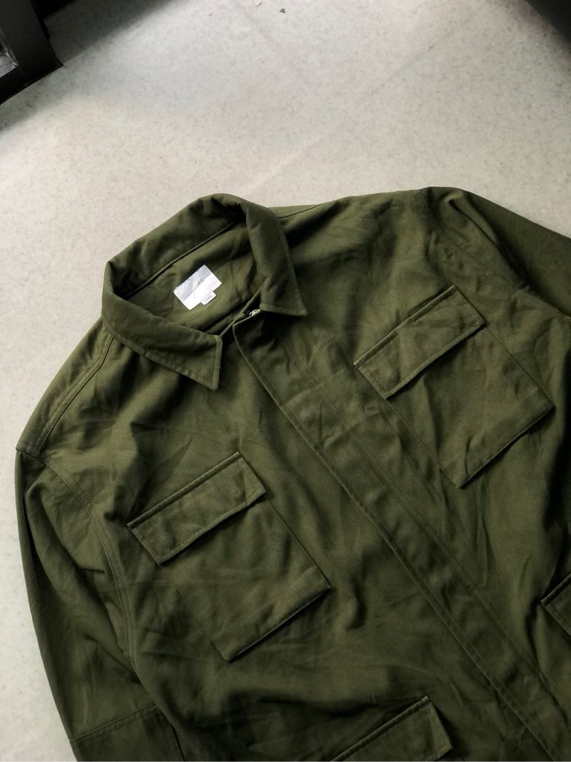 Korean brand green army parka jacket, foto 2