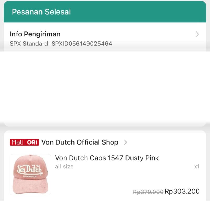 Von Dutch Caps Dusty Pink, foto 5
