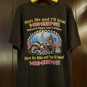 Kaos Vintage Skull Biker Tshirt T-Shirt Baju