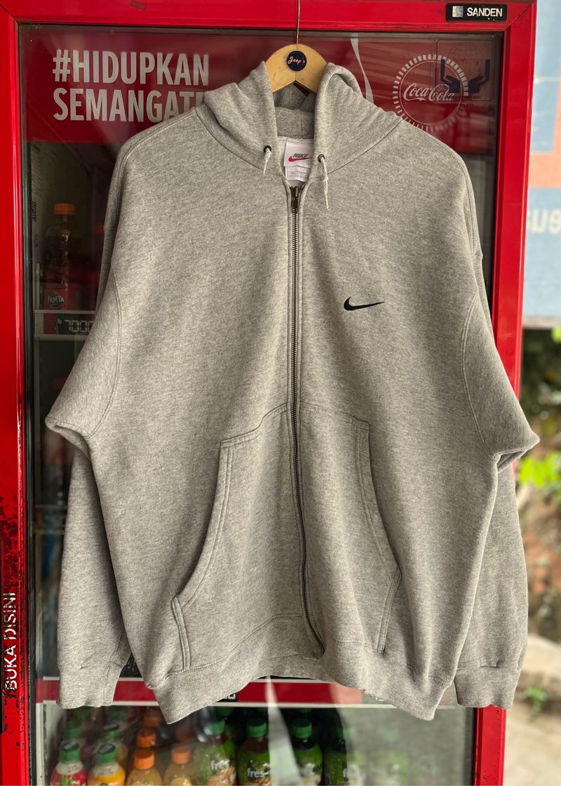 Nike 90s Zip-hoodie side swoosh gray, foto 6