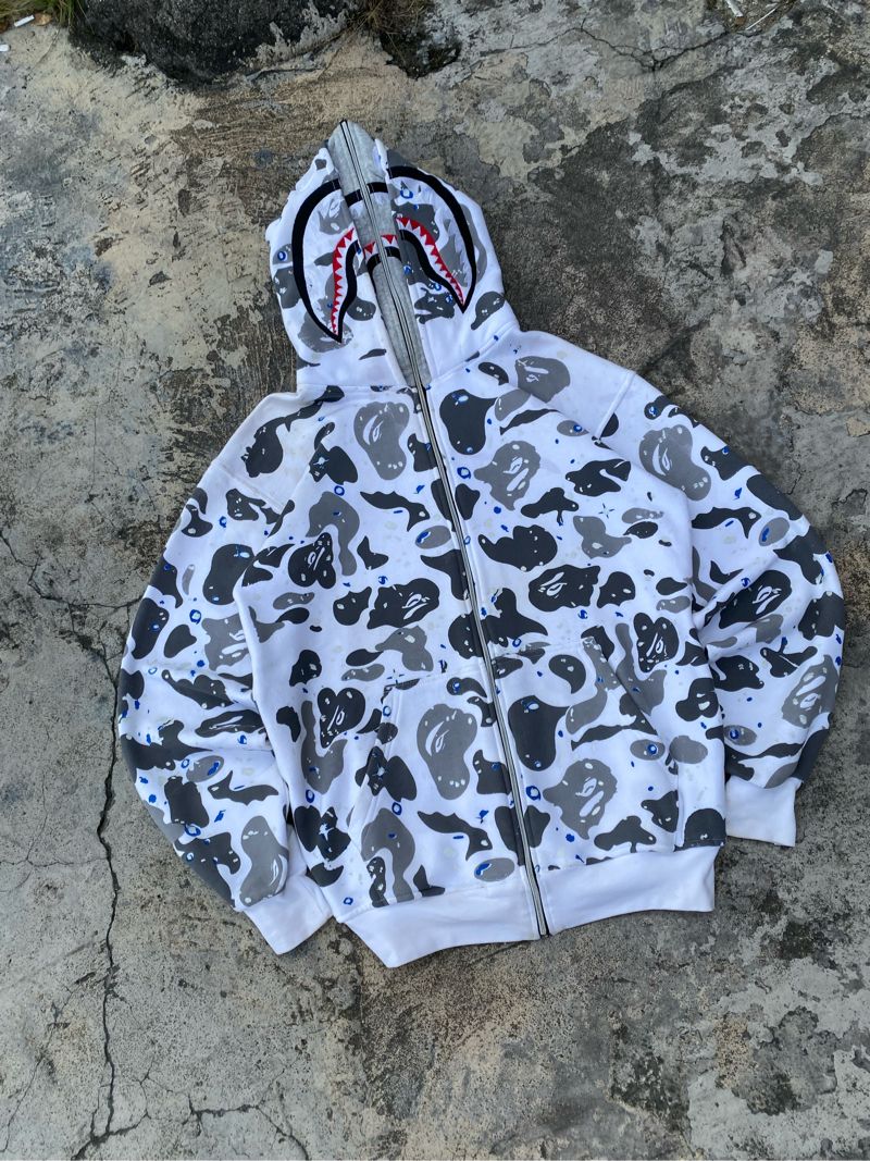 Ziper hodie bape camo, foto 3