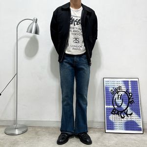 Levi's longpants washed denim washed jeans, Slim Boot