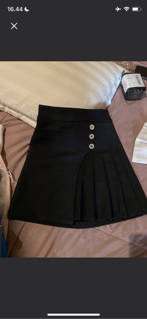 Skirt rok mini hitam