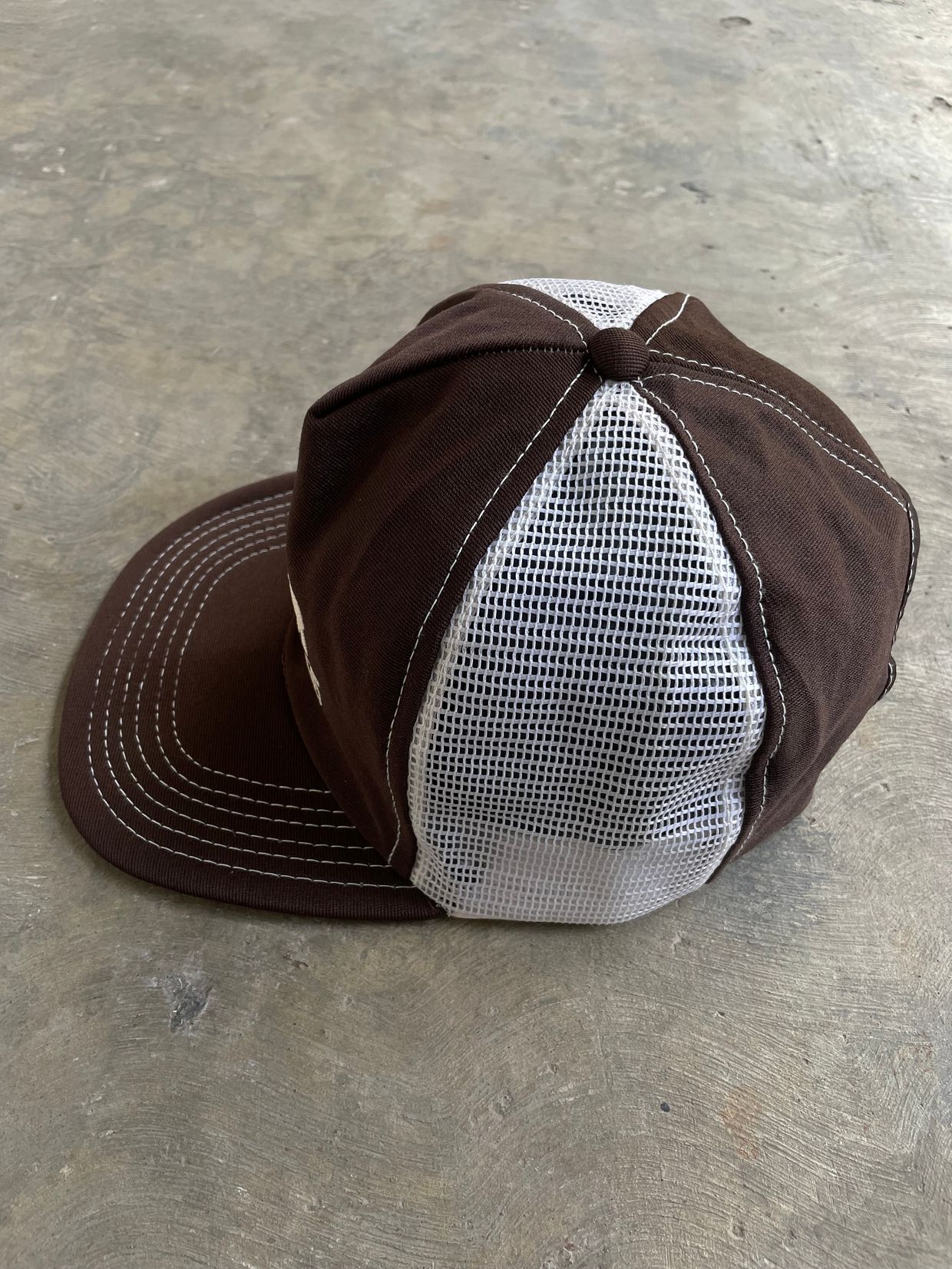 Streetwear Hat Pria white brown, foto 2