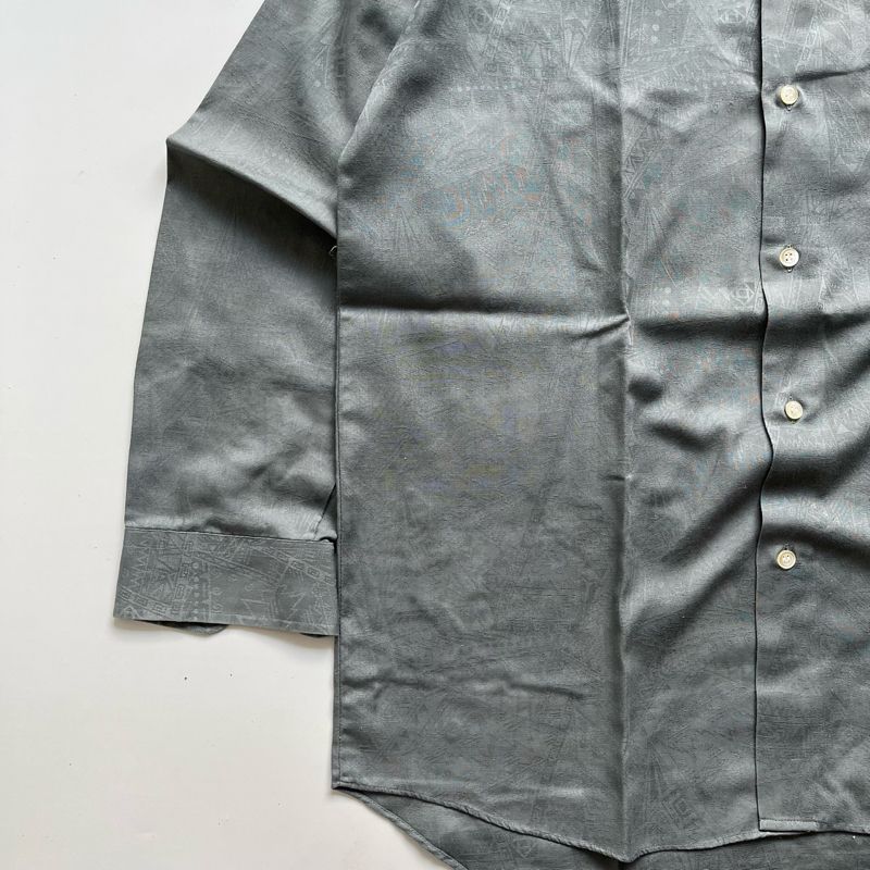 Casual Formal shirt Pria gray, foto 2
