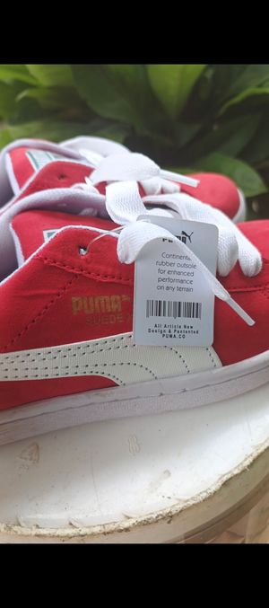 PUMA SUEDE CLASSIC RED WHITE