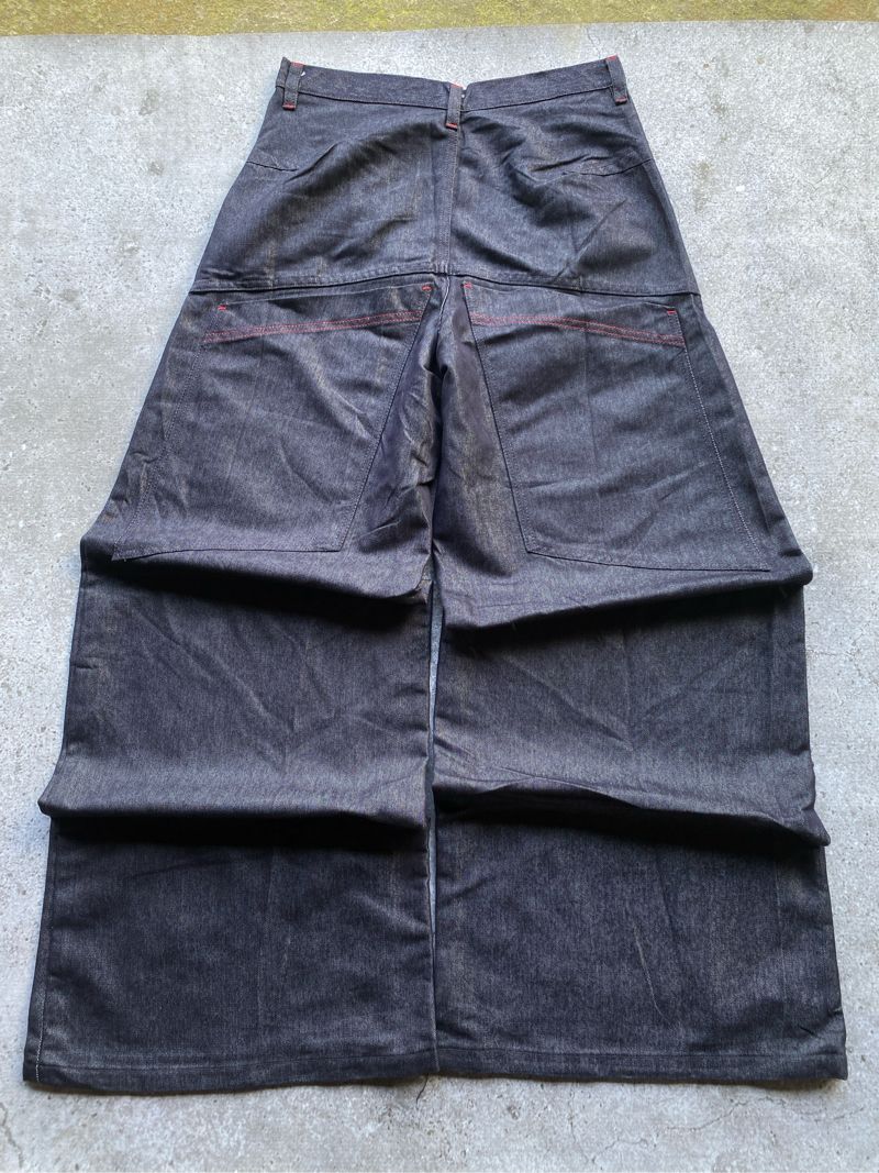 Baggy jeans bigpocket raw, foto 4