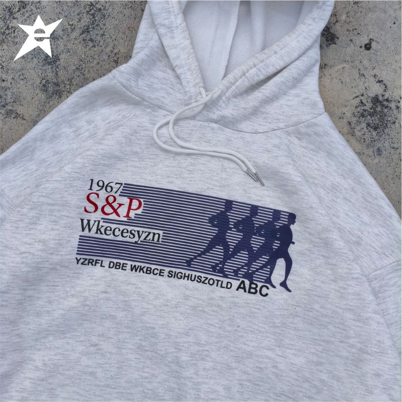 hoodie nobrand light grey, foto 2