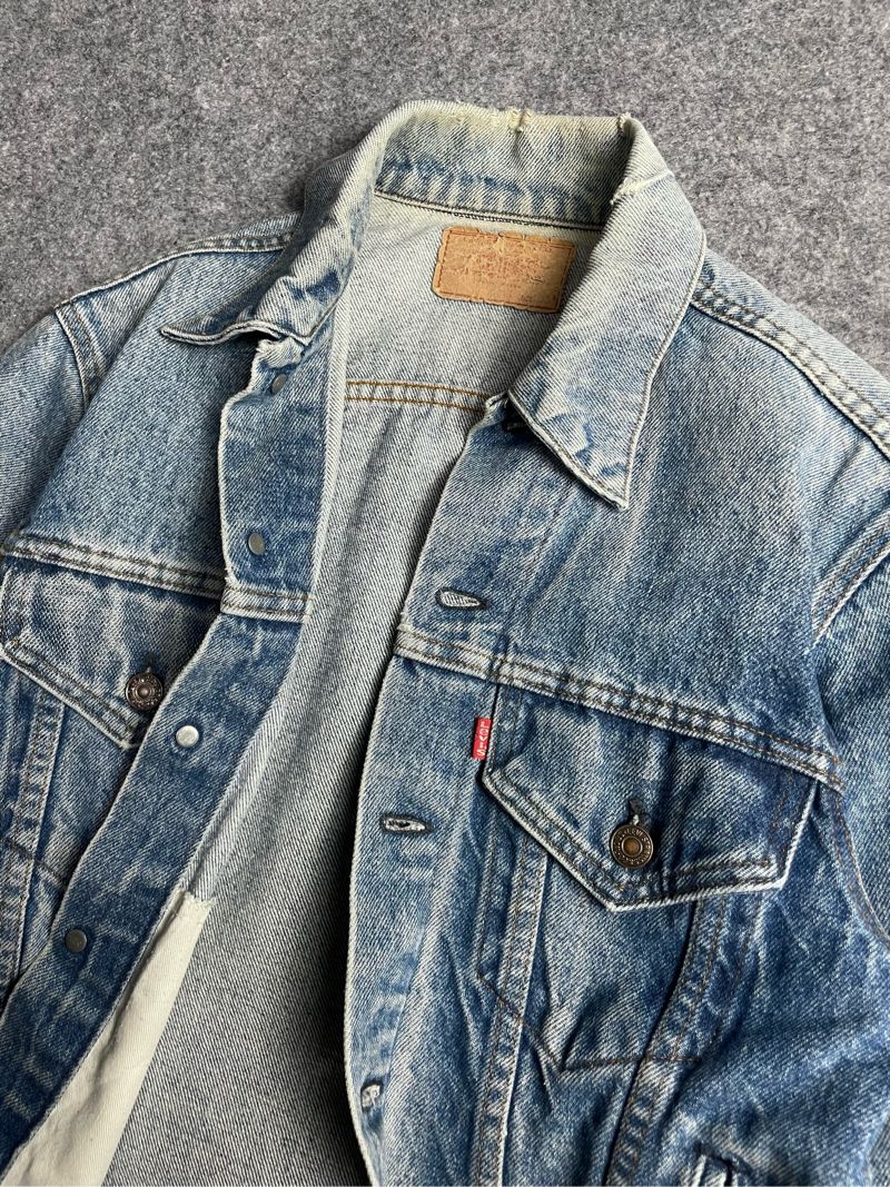 LEVIS 80’s TRUCKER JACKET  BLUE WASHED, foto 4
