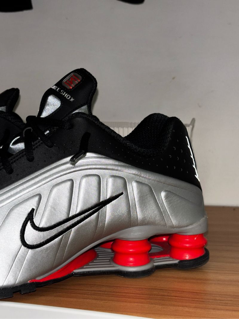 NIKE SHOX R4 ARGENT METALLIQUE, foto 3