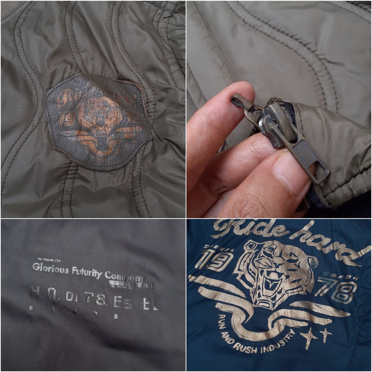Item(s): Diesel Reversible Jacket Size M, foto 6