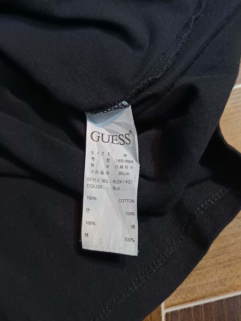 T-shirt Pria GUESS Original Black, foto 3