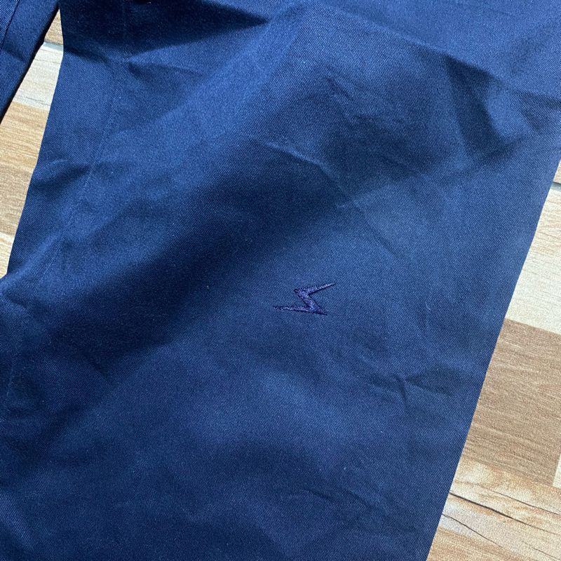 2000s Undercover For Rebels Navy Skull Embriodered Long Pant, foto 6