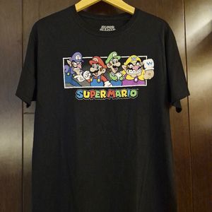 Kaos Super Mario Tshirt T-Shirt Baju