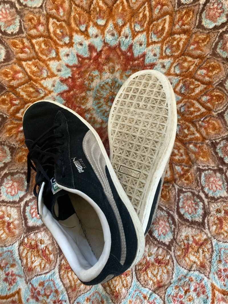 Puma suede black&white shoes, foto 4