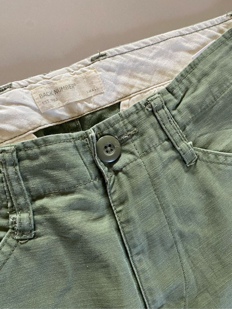 Military Cargo Pants Sage Green, foto 7