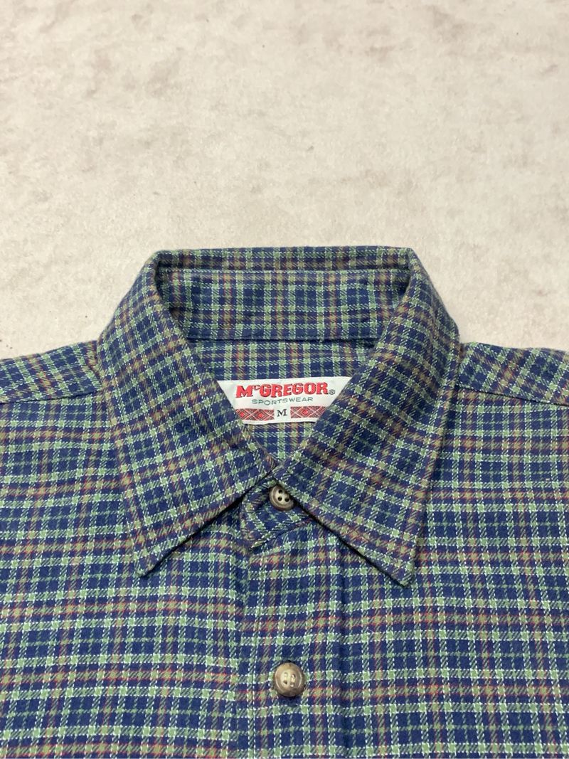 McGregor Flannel Shirt Single Pocket Blue, foto 3