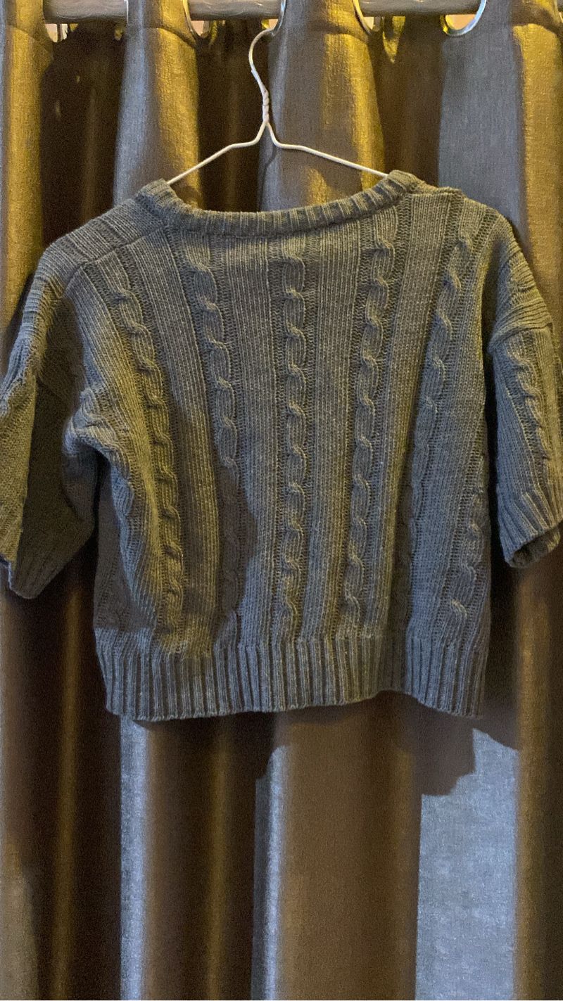 rajutan crop top, foto 2