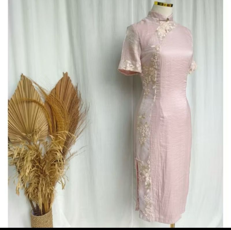 cheongsam pink coquette, foto 2