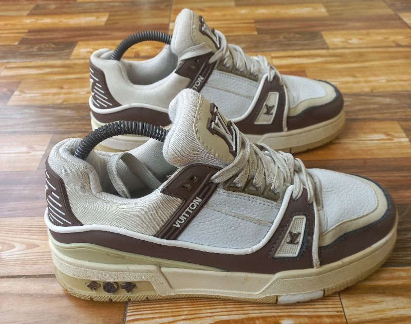 Louis Vuitton Trainer Low Brown Leather, foto 3