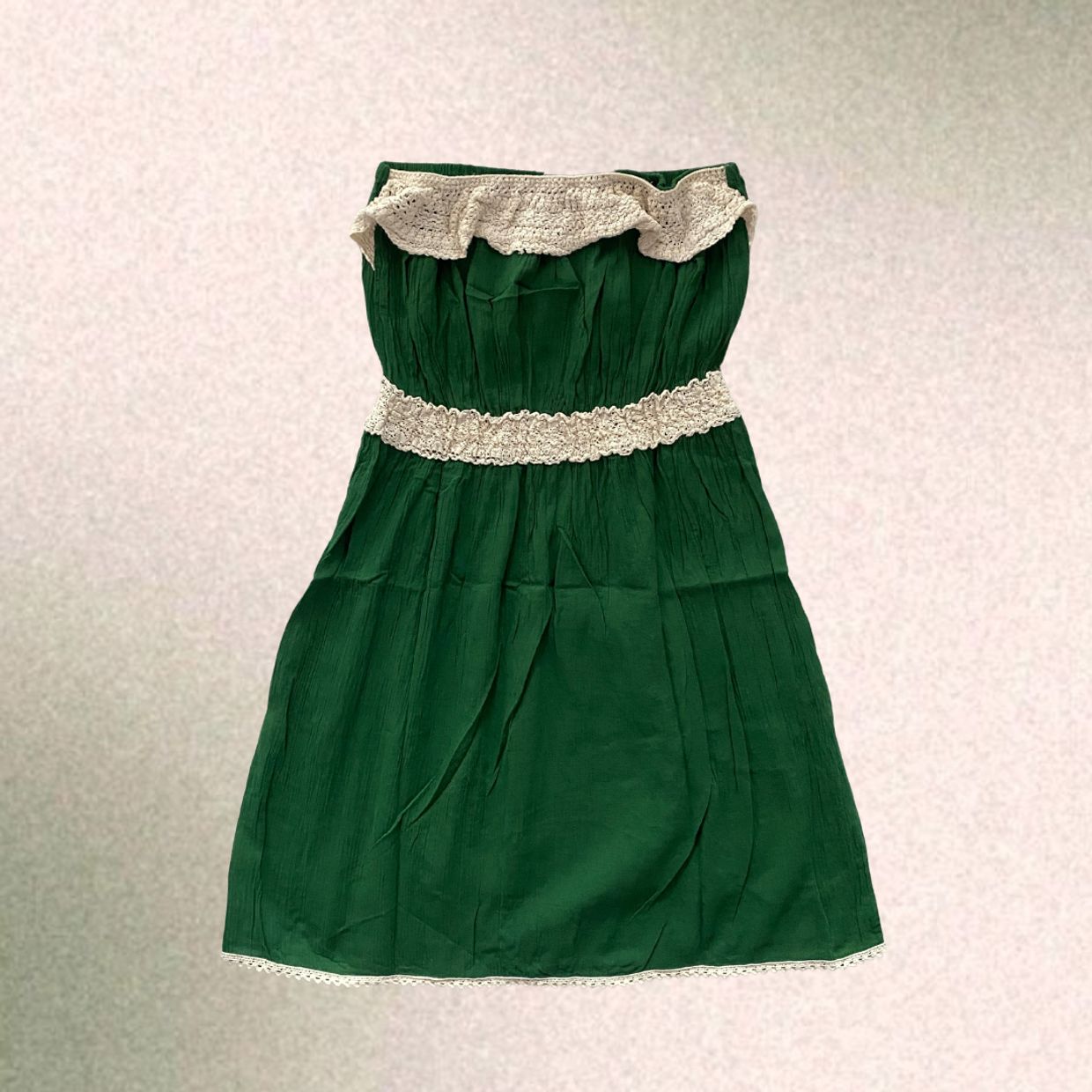 Cottagecore Coquette Babydoll dress Wanita green