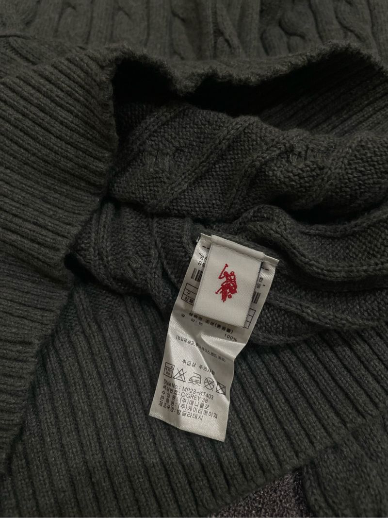 Cable Knit Polo Uspa, foto 4