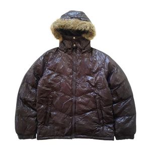 Fox Step Fur Down Jacket Purple