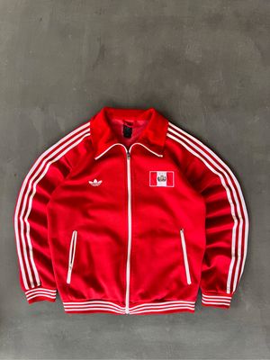 Adidas Casual Sweater Pria red
