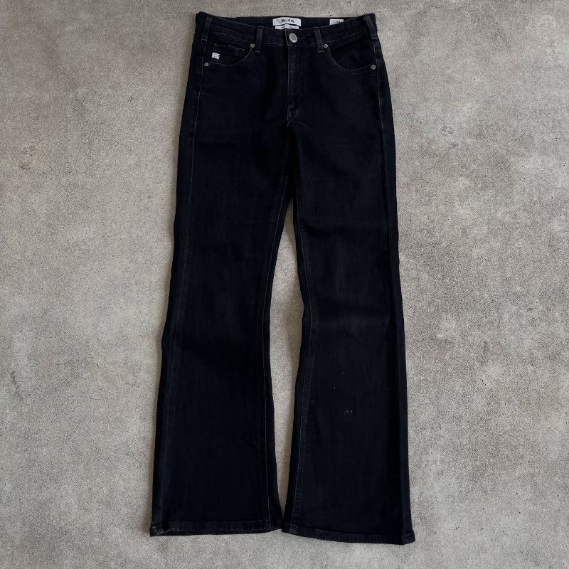 Something longpants black soft jeans, Boot Cut Fit, foto 3