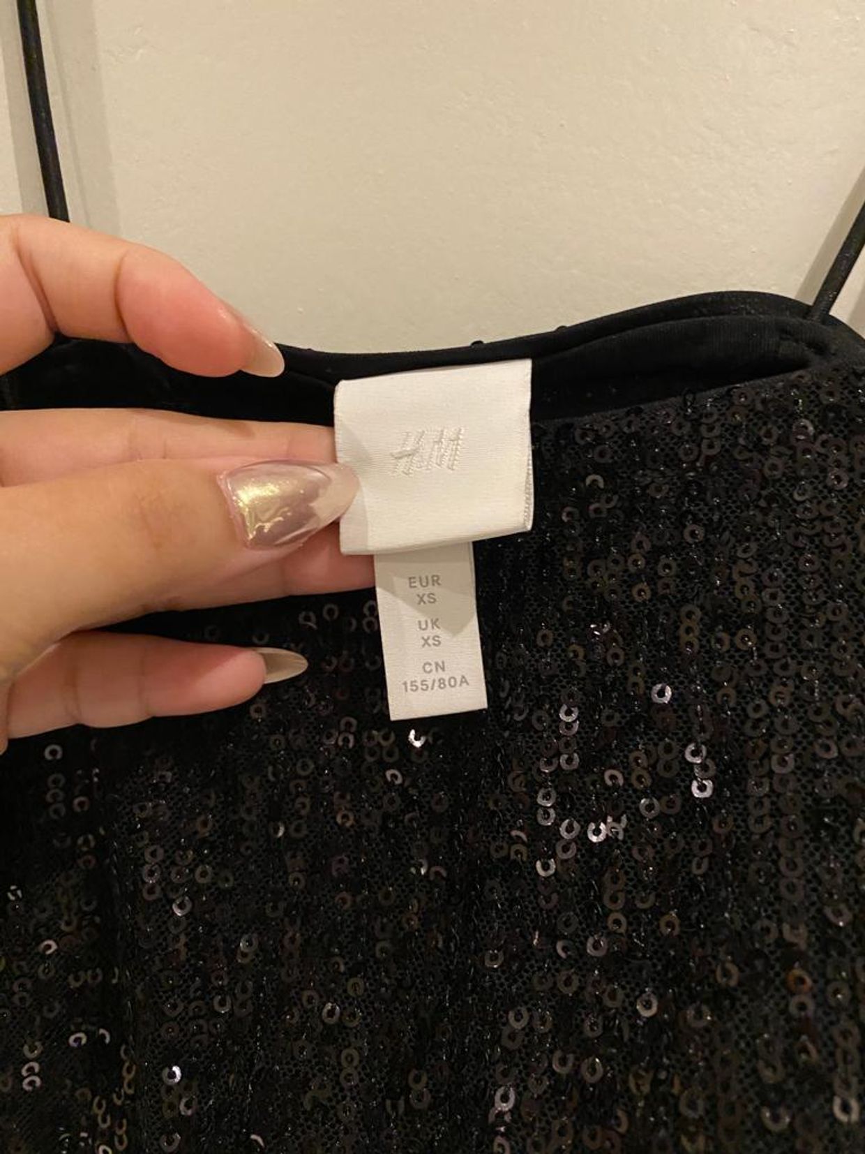 H&M bralette sequins size xs no, foto 2