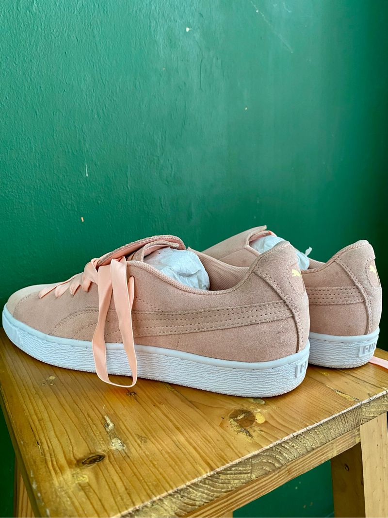 Womens Puma Puma Suede Classic Rose Pastel Sepatu Puma Sneakers