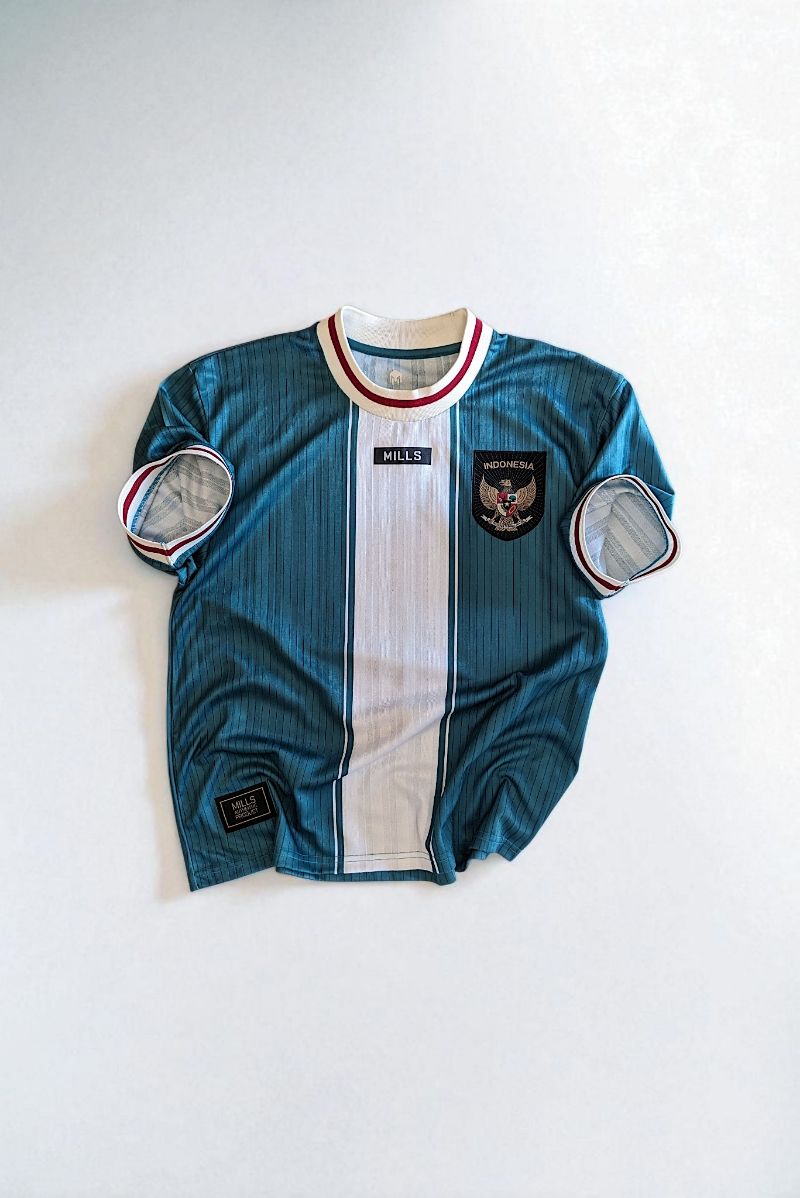 Jersey Timnas Indo Mills Teal, foto 6