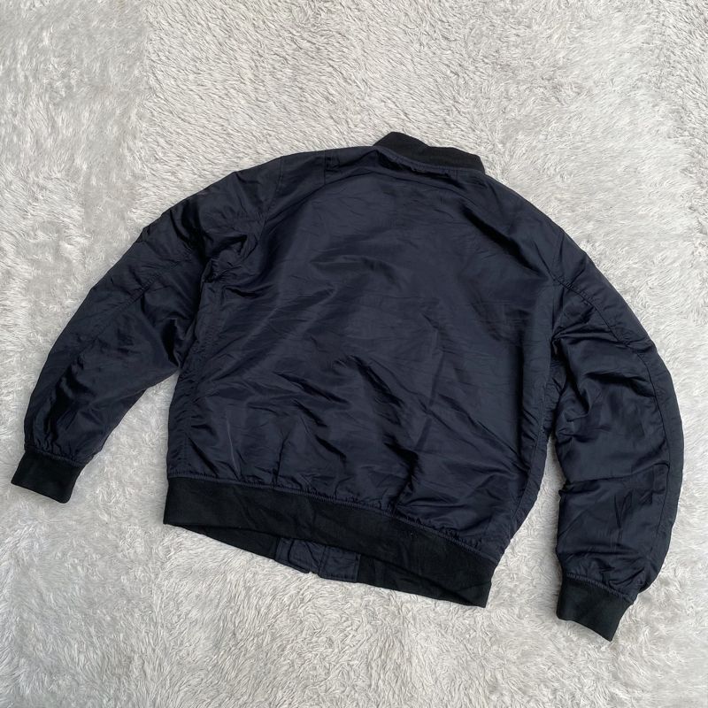 Uniqlo MEN Blouson Flight Bomber Jacket 45 Black, foto 4