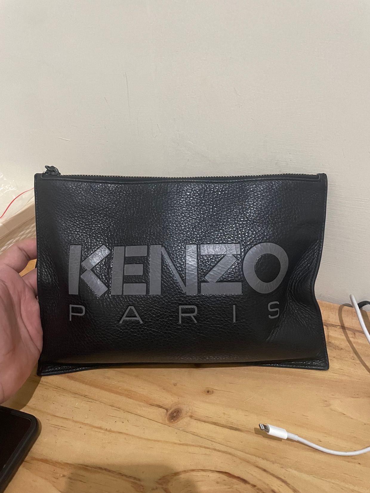 Kenzo Luxury Casual Wallet Pria black
