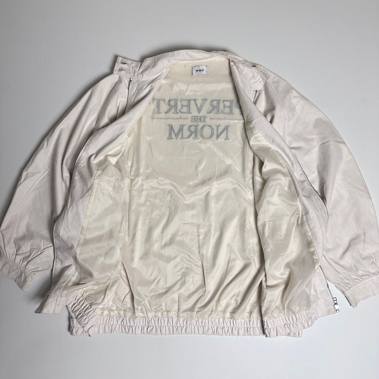 Minimalist Casual Track jacket Pria white, foto 7