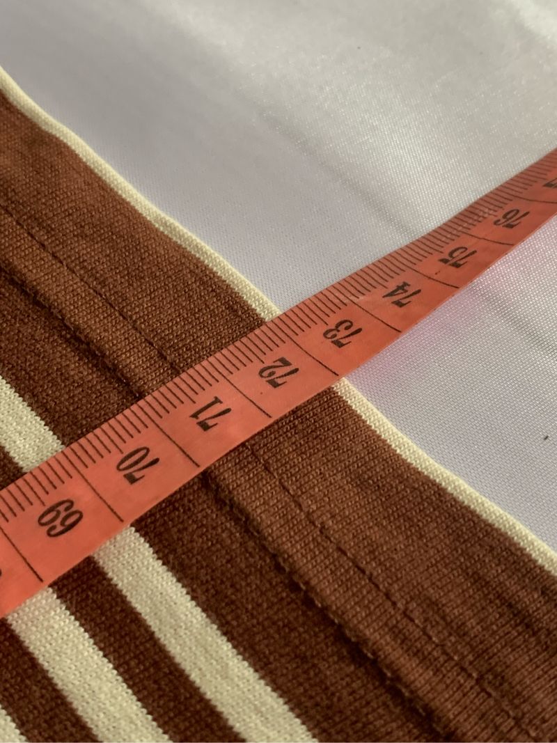 Brown stripe tee by SPAO, foto 6