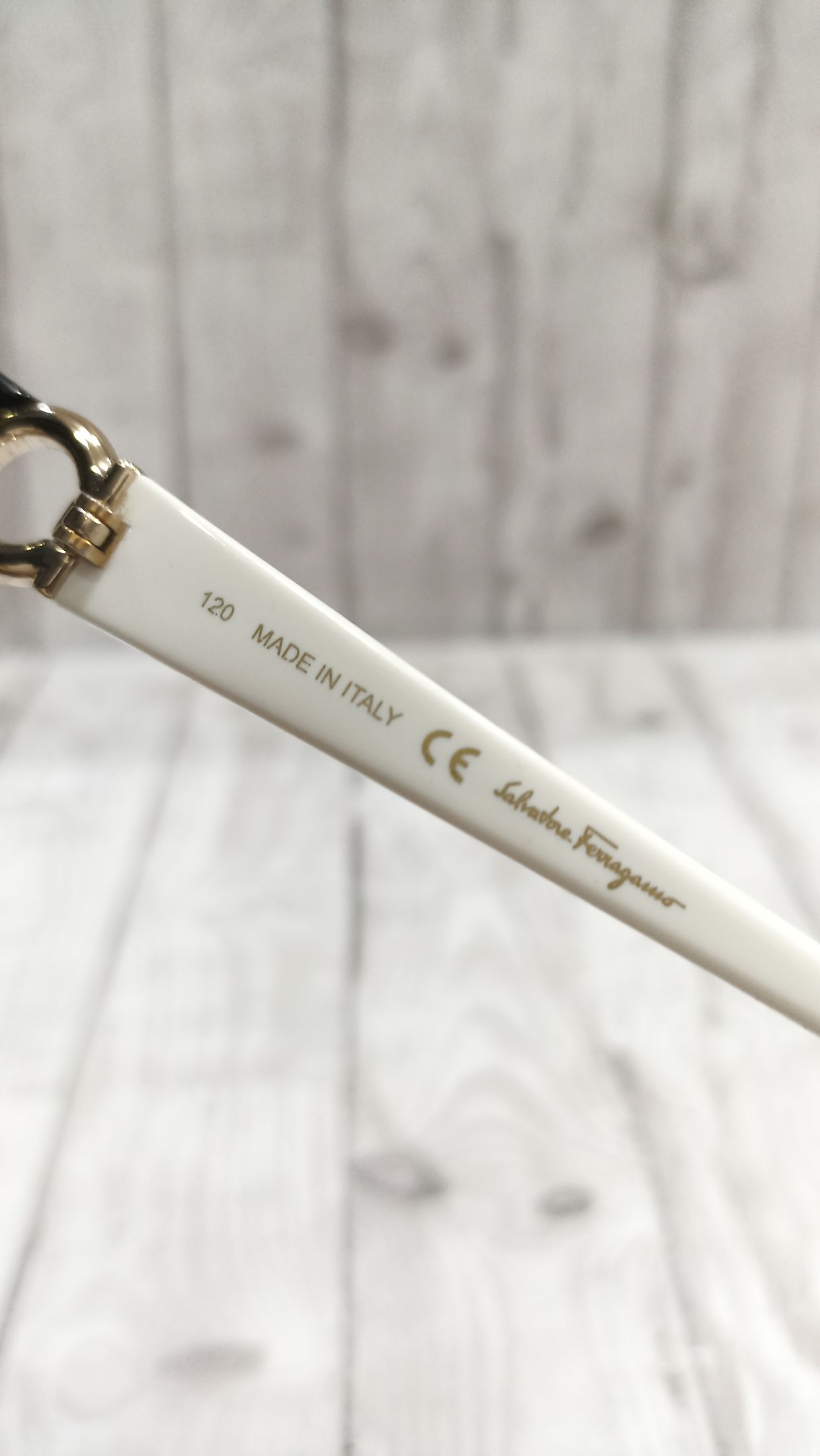 Salvatore Ferragamo White Side Logo Sunglasses, foto 5