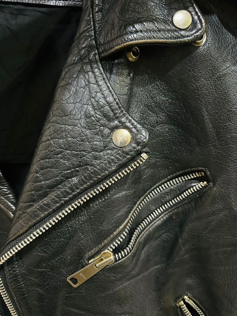 JAKET KULIT RAMONES SIZE L/XL, foto 4
