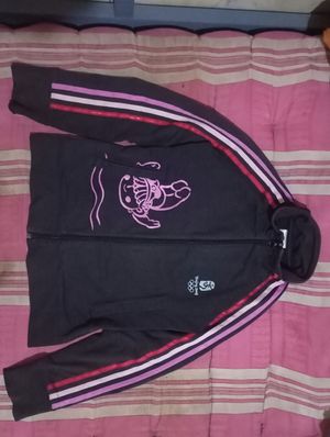 ADIDAS BEIJING 2008 OFFICIAL BLACK TRACK JACKET COTTON