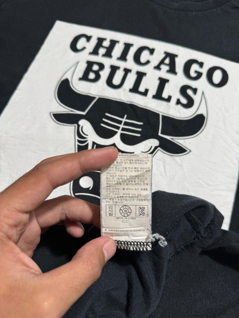 Black Chicago Bulls front back, foto 4