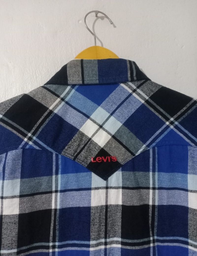 Kemeja Flanel Levis Size M, foto 3
