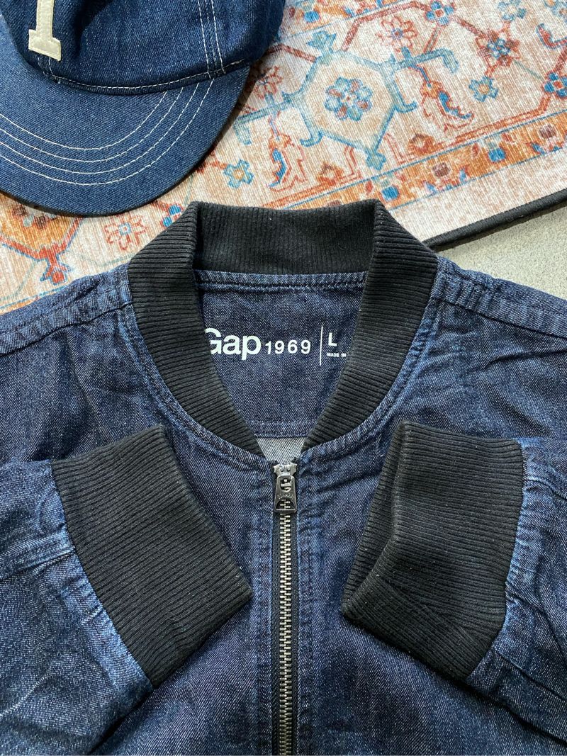 BOMBER JAKET DENIM GAP, foto 5