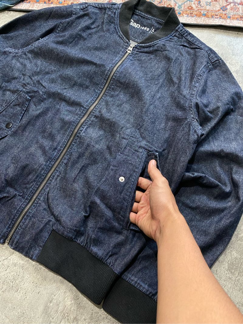 BOMBER JAKET DENIM GAP, foto 4