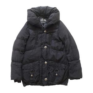 Backs 70s Down Parka Jacket Black
