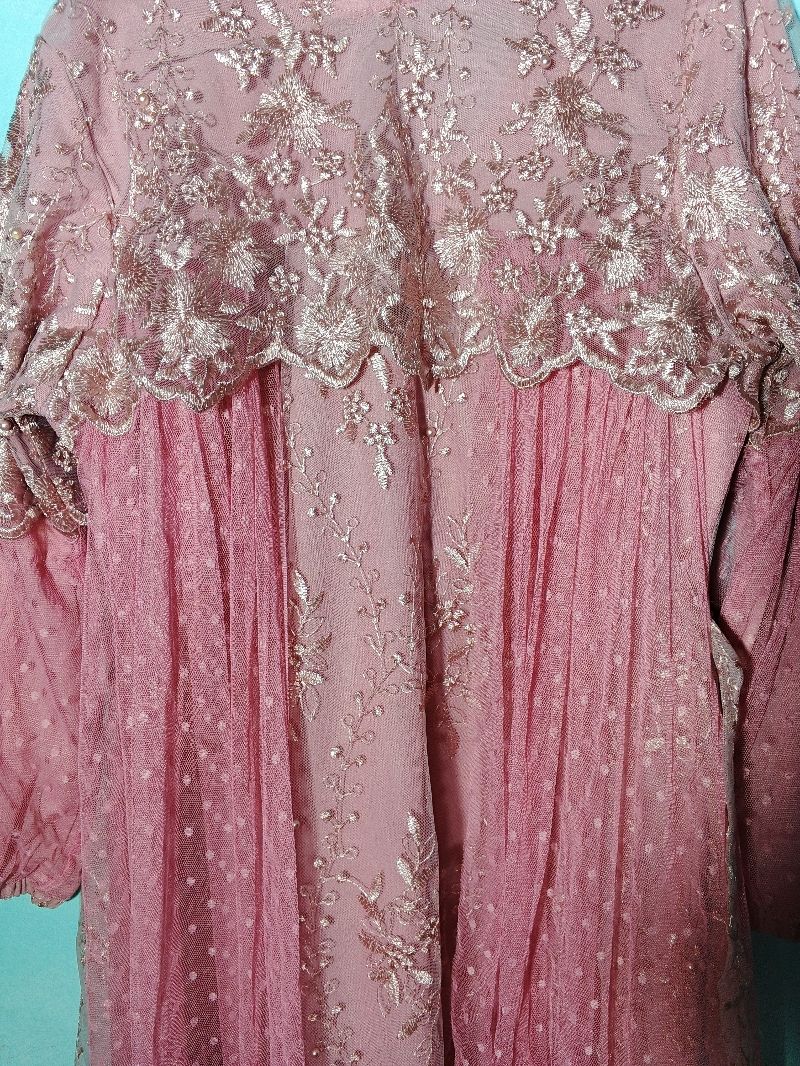 Gamis Brokat pink, foto 3