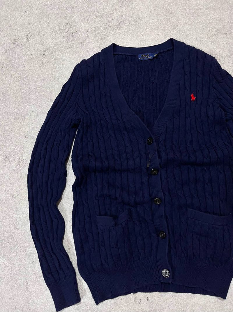 CABLE KNIT CARDIGAN POLO RL ORIGINAL, foto 3