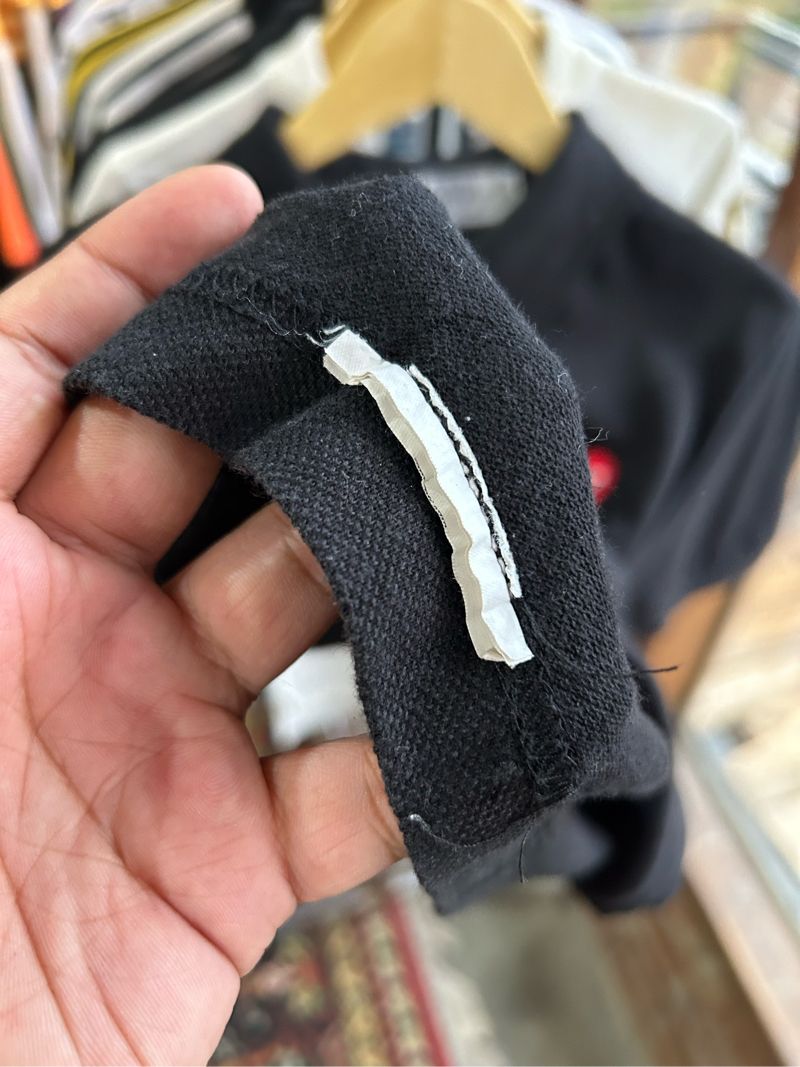 Polo Shirt Play CDG Black Second Original, foto 4