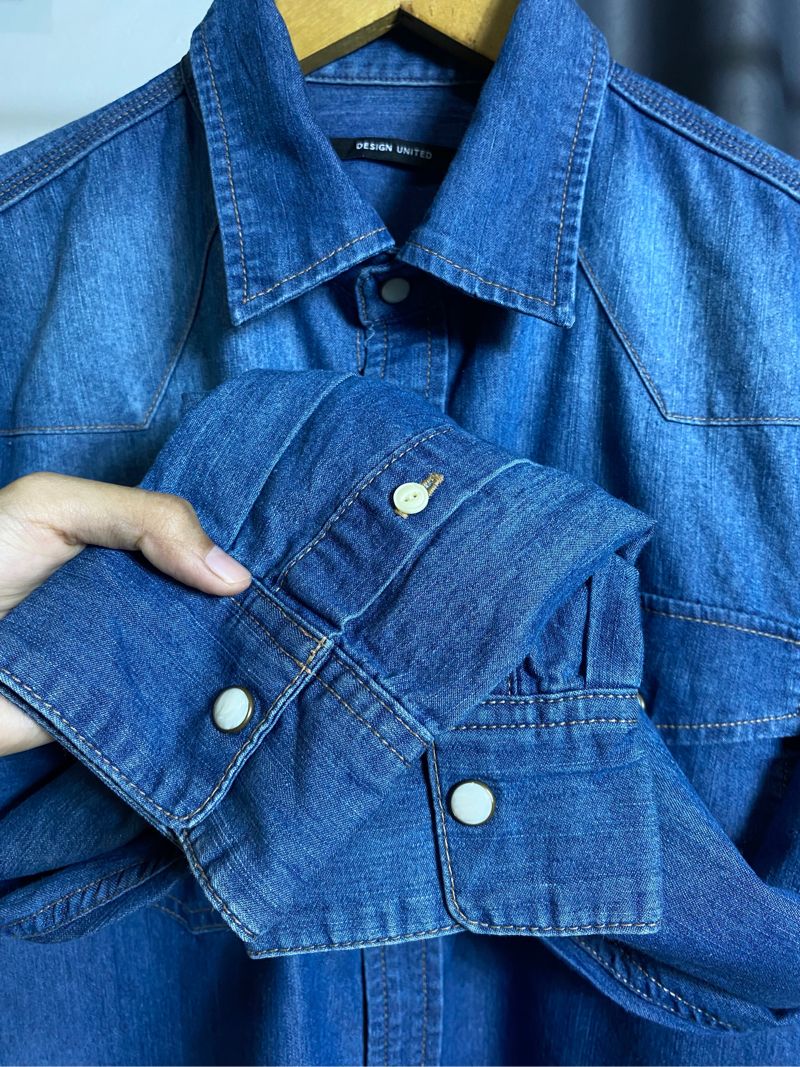 Kemeja Design United Denim Longsleeve, foto 3