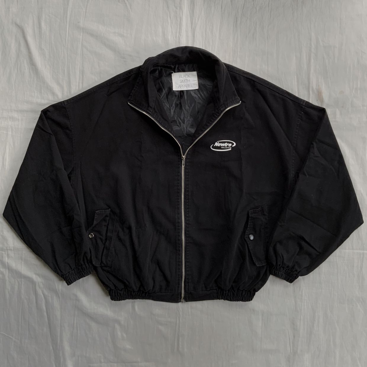 Vintage Biker Windbreaker Pria black, foto 2
